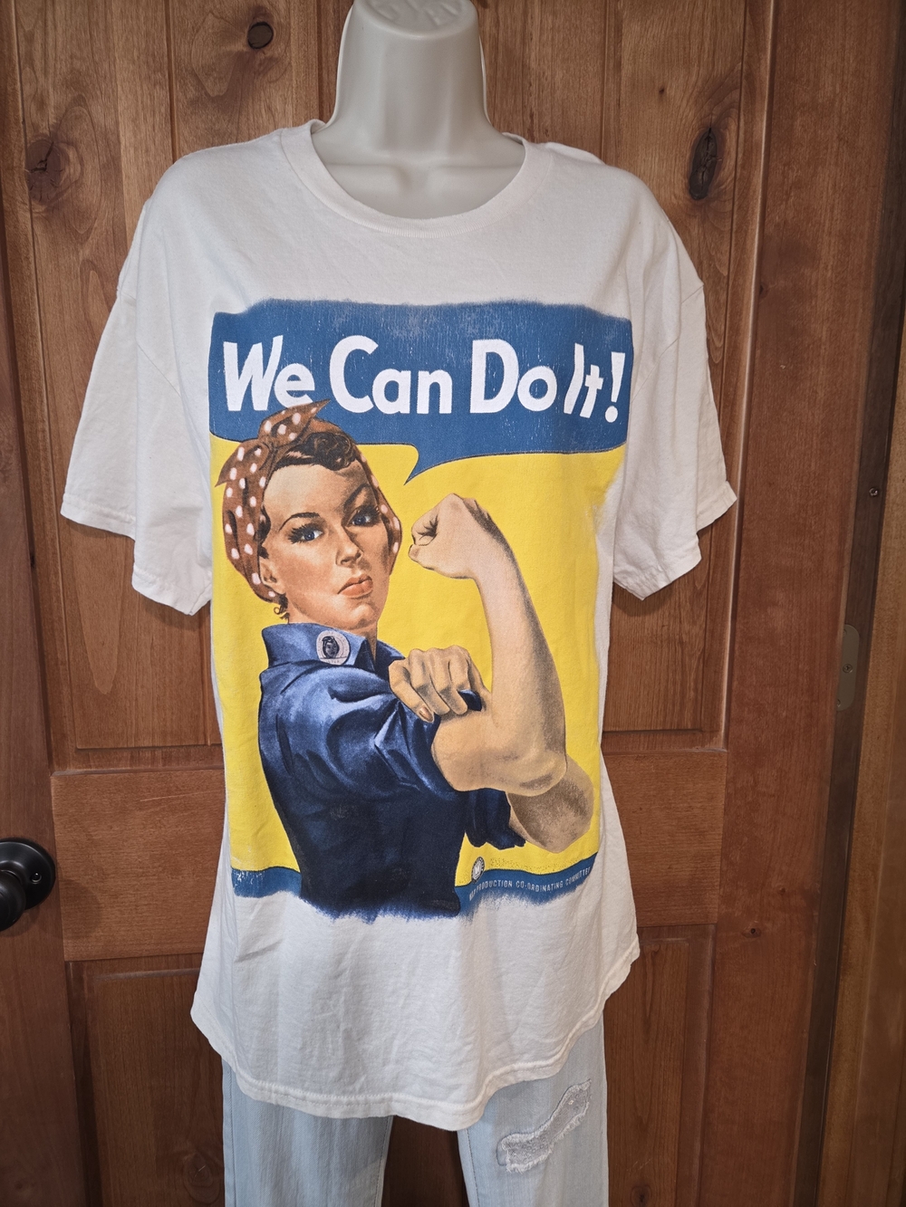 Rosie The Riveter We Can Do It! Graphic Tee Shirt